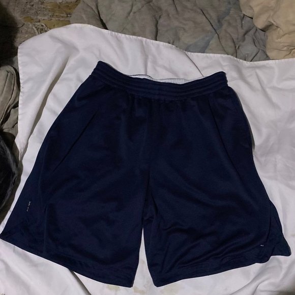 Nike Dri Fit Mens Shorts Size L Draw String Pockets Athletic Polyester Black - Picture 2 of 5